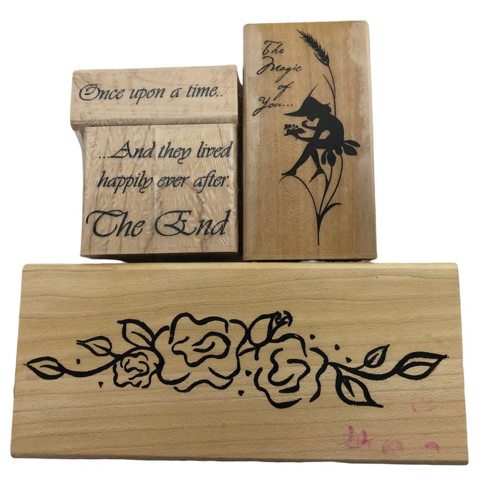 Rubber Stampede Hampton Arts DeNami Designs Stamps Flowers And Sayings